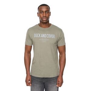 Duck and Cover Mens Pittifore T-Shirt / Olive